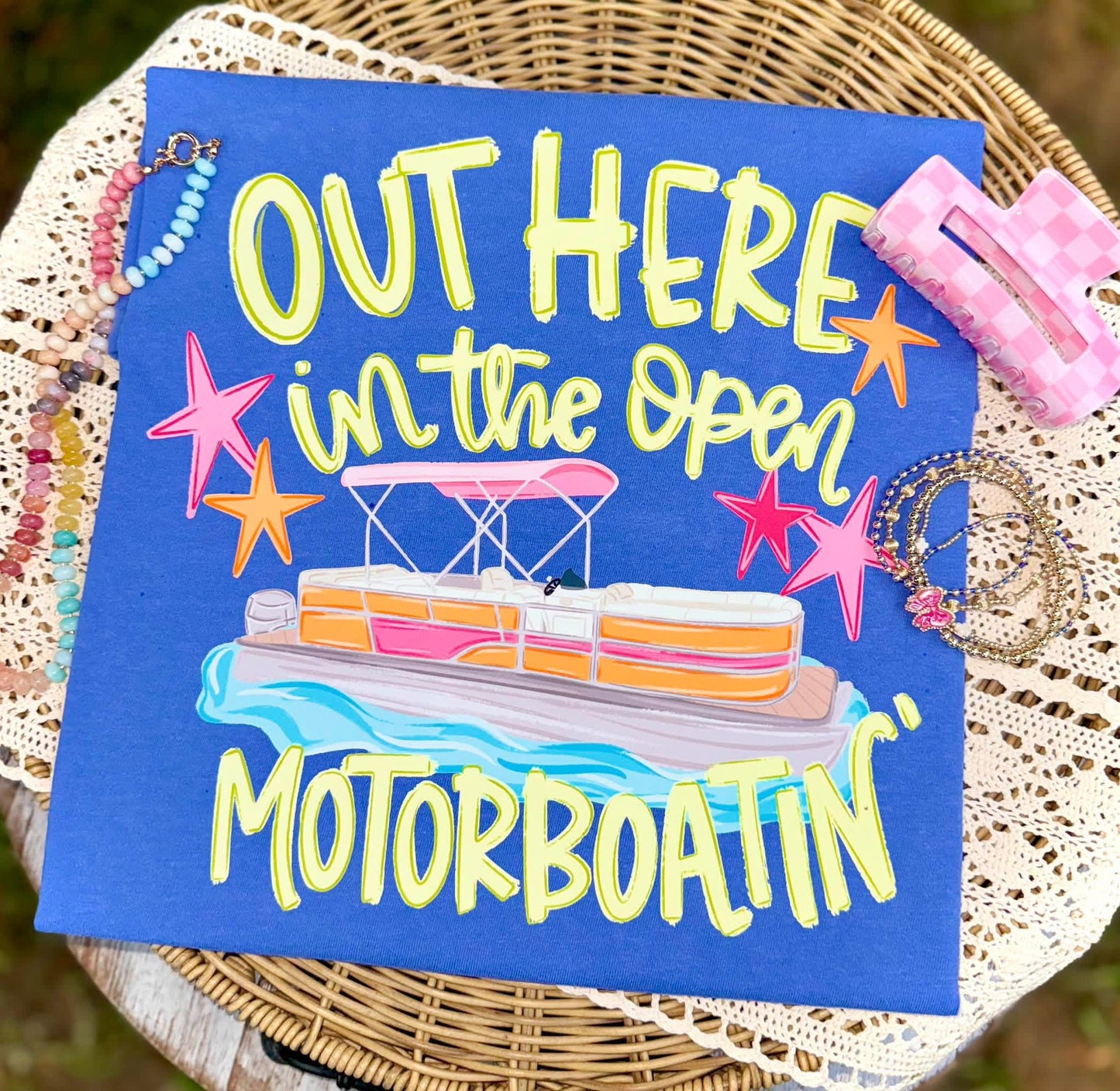 Motorboatin’ Flo blue cc