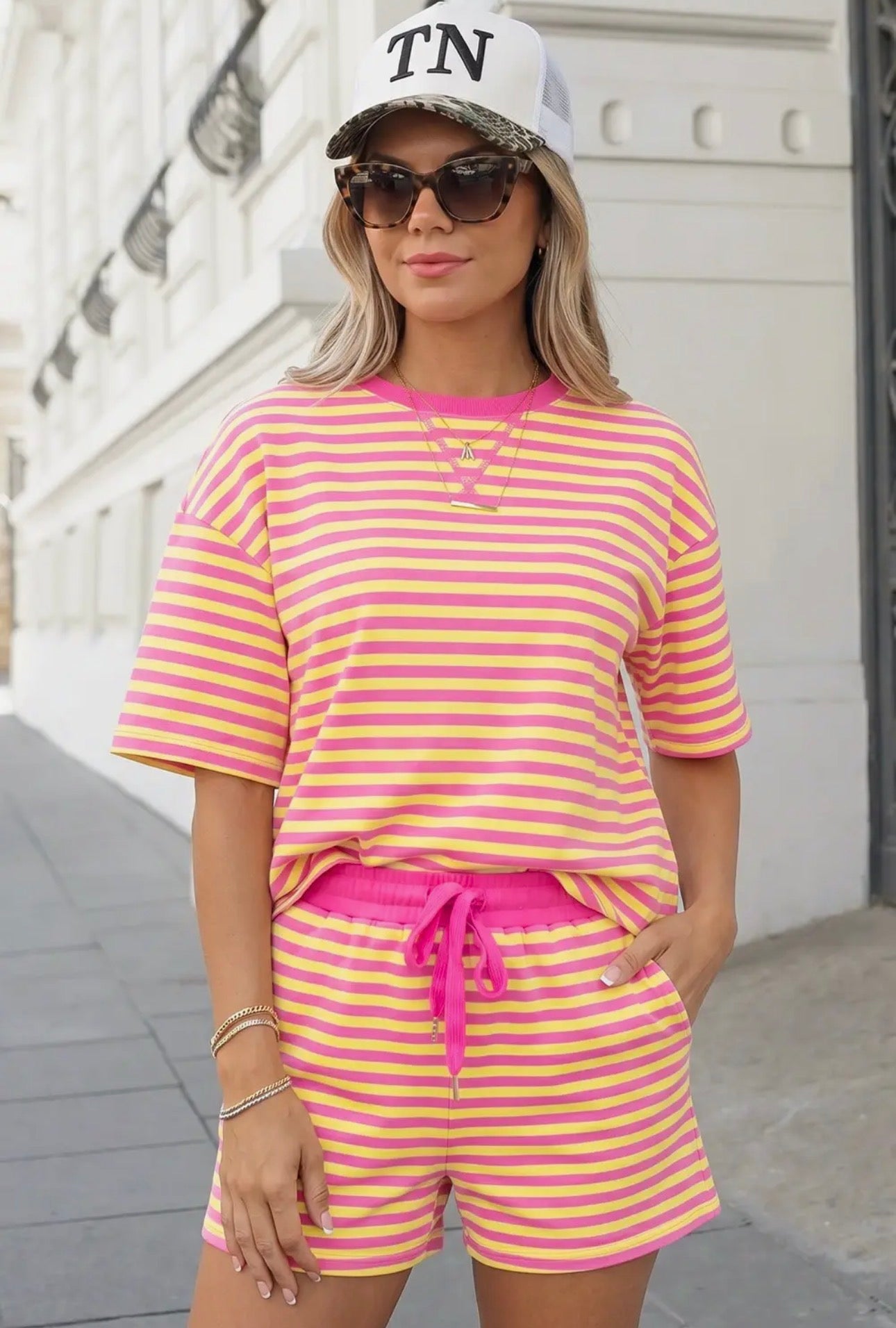 Yellow and pink summer set
