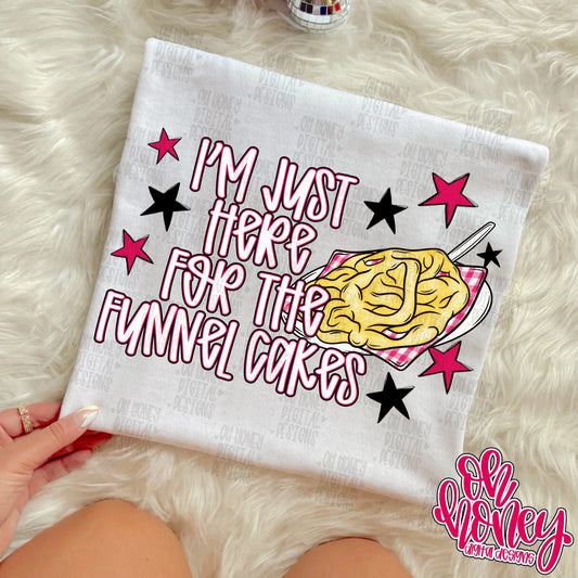 I’m just here for the funnel cakes tee