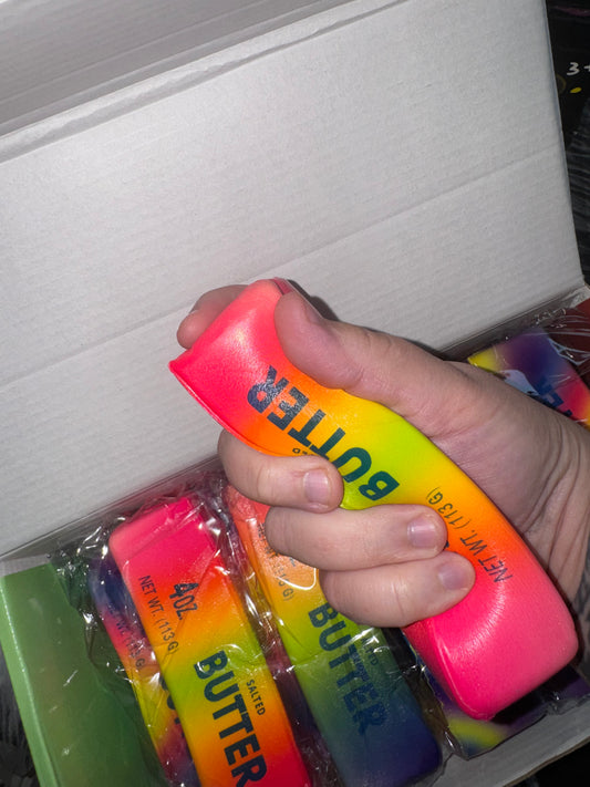 Tye dye butter
