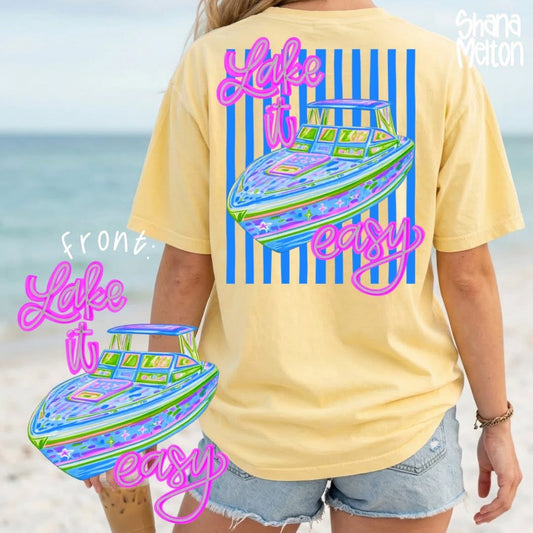 Lake it easy on CC tee🚤