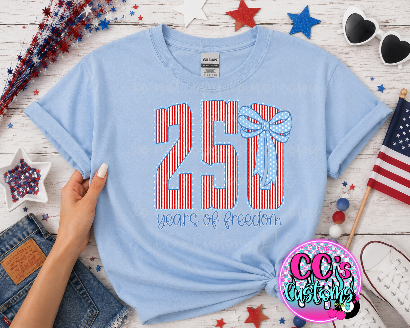 250 years of freedom tee