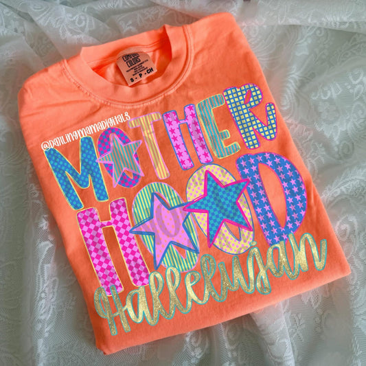 Motherhood hallelujah CC tee