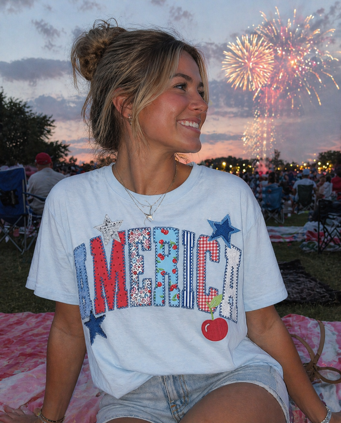 America blue Jean chambray CC