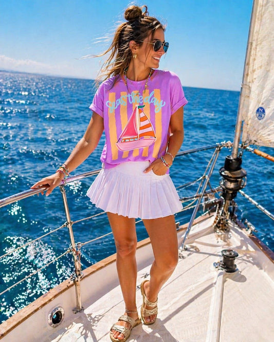 Seas the day neon violet CC