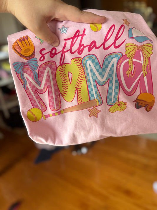 Softball mama tee