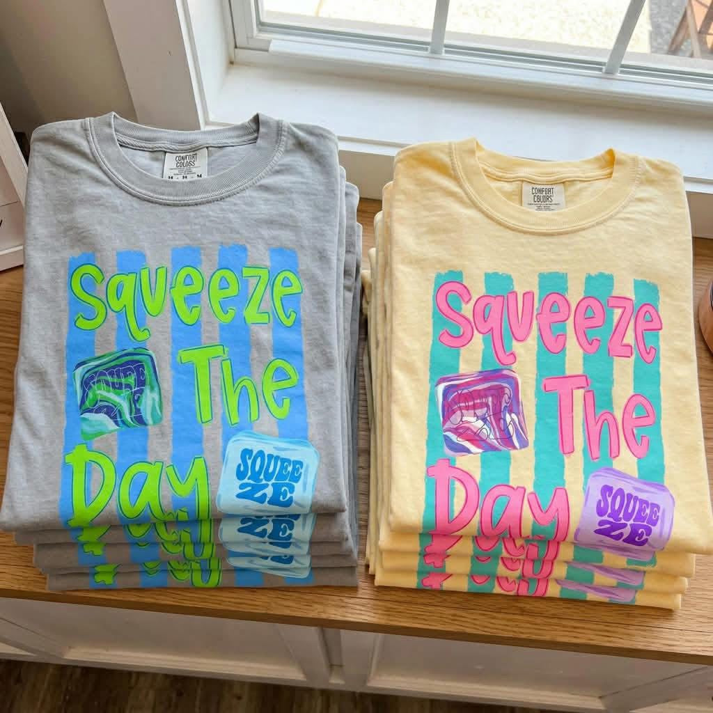 Squeeze the day kids CC tee