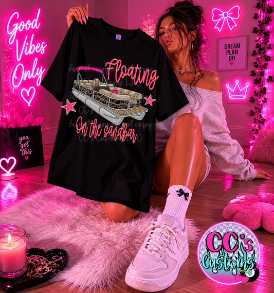 Floatin on the sandbar tee