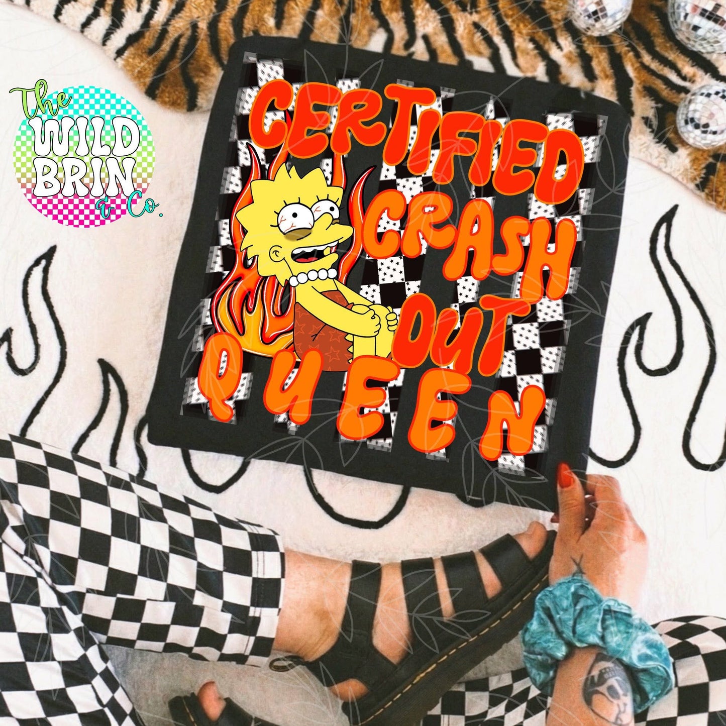 Certified crash out queen tee